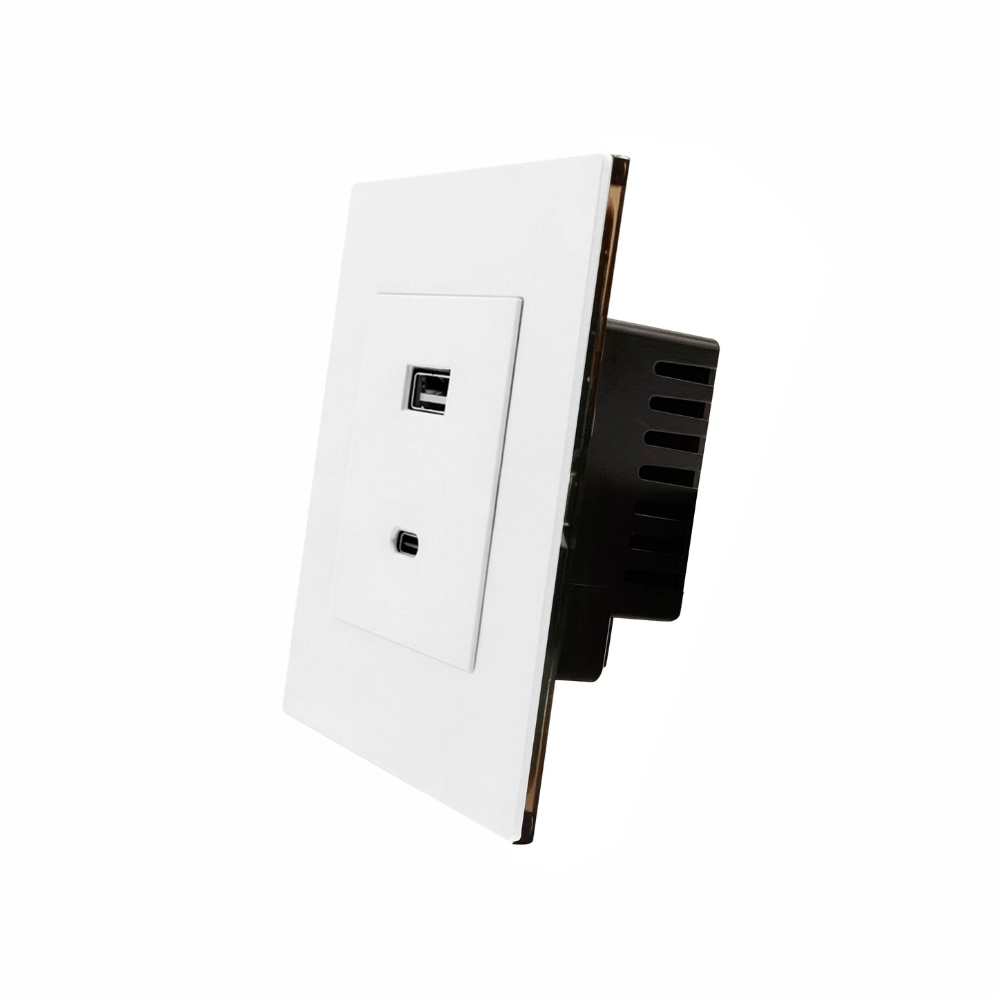 Wall Socket with USB-A & Type-C Charger