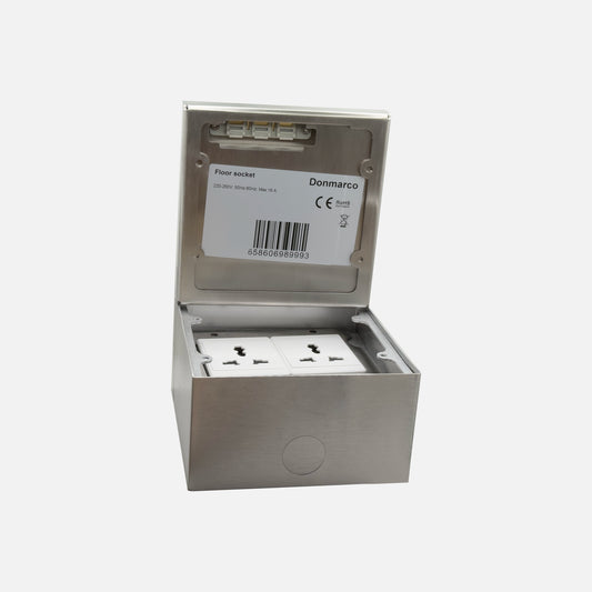 Floor Socket With Tile Insert Cover | Double Universal Power 2002