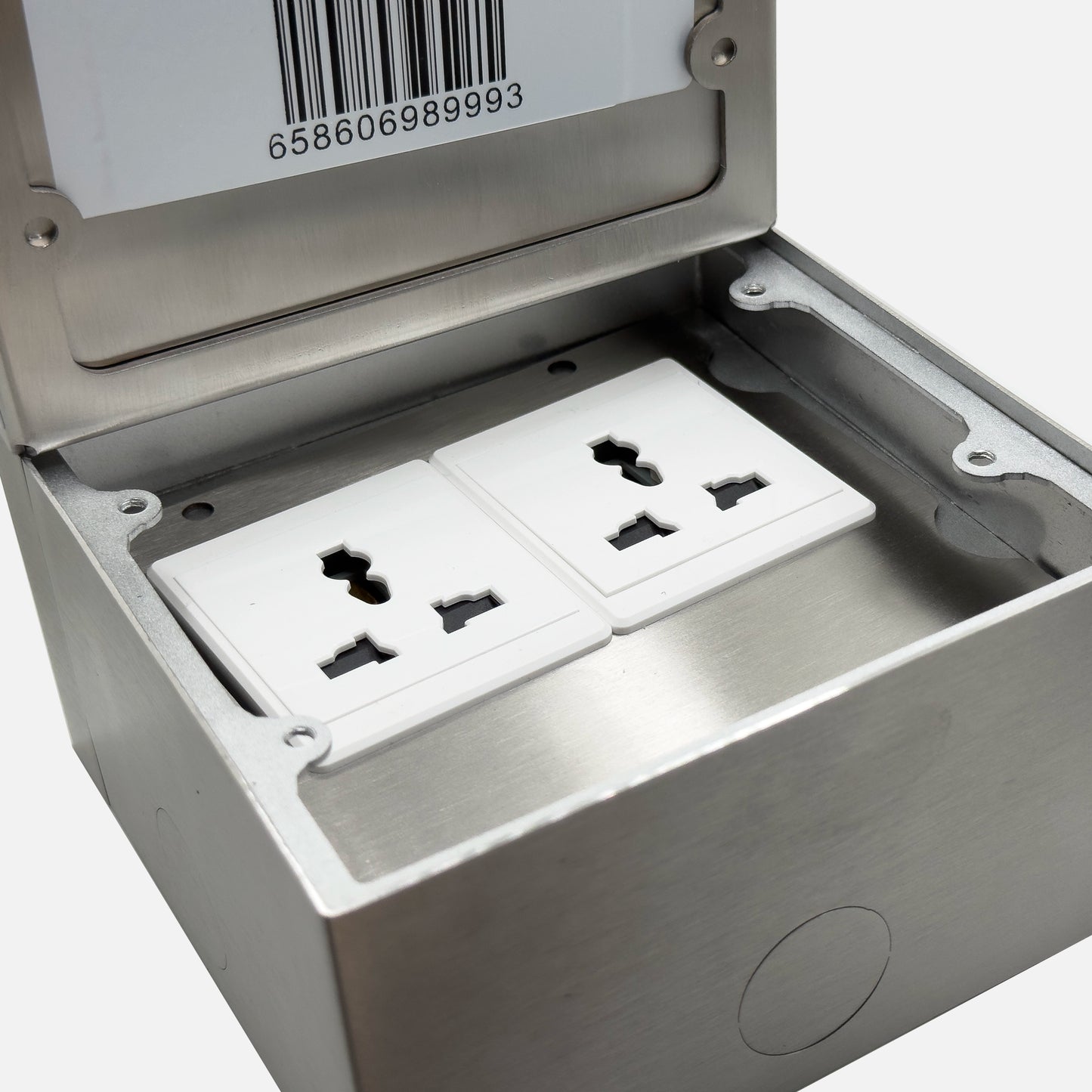 Floor Socket With Tile Insert Cover | Double Universal Power 2002