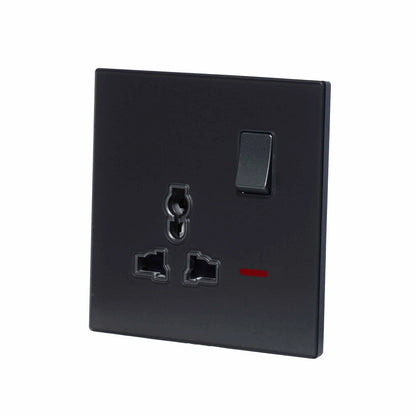 Single MF Socket 13A – Ultra Thin Acrylic Glass