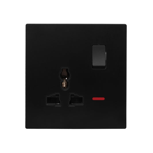 Single MF Socket 13A – Ultra Thin Acrylic Glass