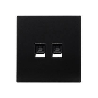 Double Computer Socket (RJ45/CAT6) – Ultra Thin Acrylic Glass