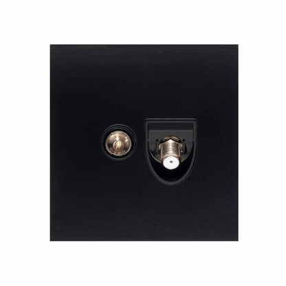 Satellite + TV Socket – Ultra Thin Acrylic Glass