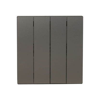4 Gang 1 Way Switch – Ultra Thin Acrylic Glass