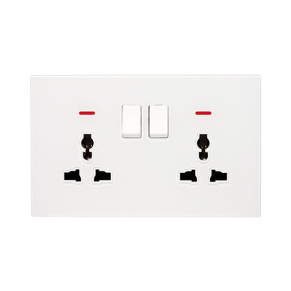 Double MF Socket 13A – Ultra Thin Acrylic Glass