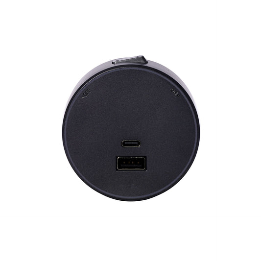 Socket Adapter USB + Type-C 3.1A Fast Charge With Protocol 20W (With Switch + Child Lock) + Blue Light