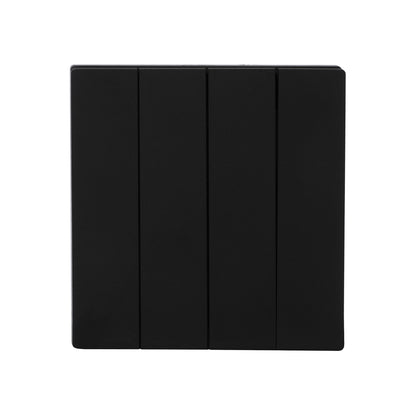 4 Gang 1 Way Switch – Ultra Thin Plastic