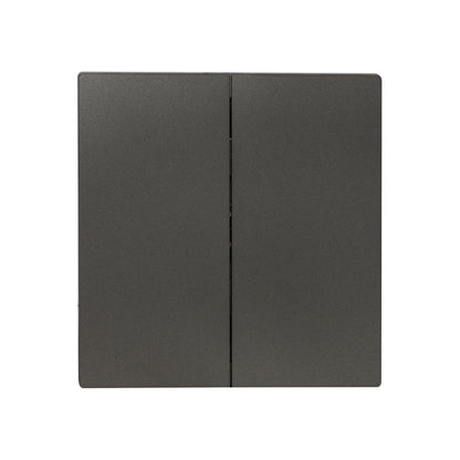 2 Gang 1 Way Switch – Ultra Thin Plastic