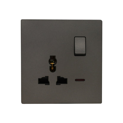 Single MF Socket 13A – Ultra Thin Plastic