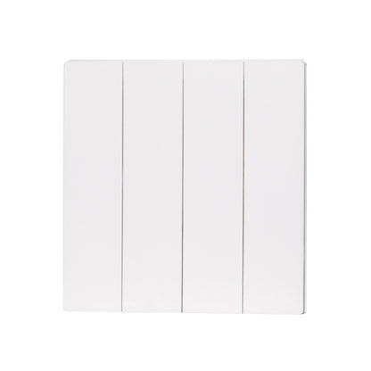 4 Gang 1 Way Switch – Ultra Thin Plastic
