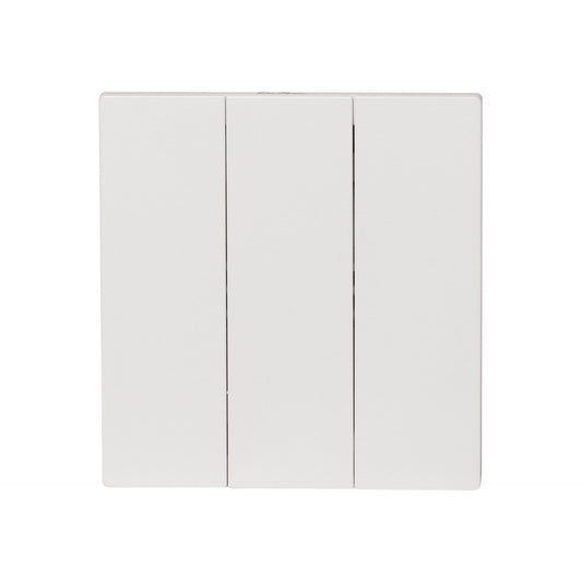 3 Gang 1 Way Momentary Switch – Ultra Thin Plastic