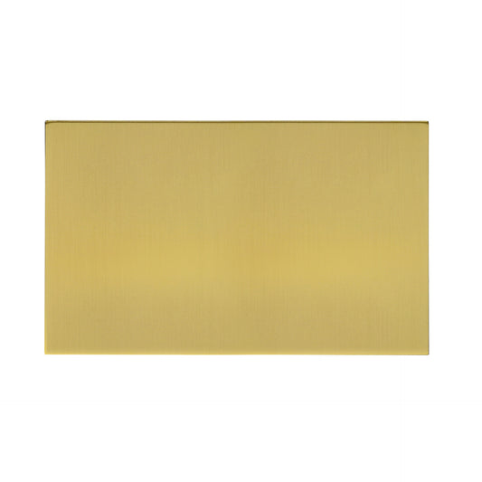 Blank Plate 3×6 – Stainless Steel