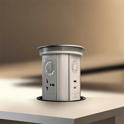 Automatic Pop Up (3x MF Socket + USB + Type-C + Bluetooth + Speaker + Wireless Charging)