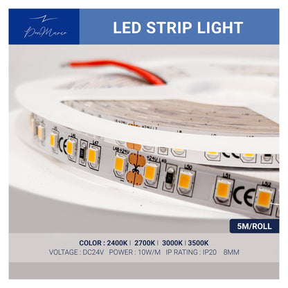 LED Strip Light SMD – (08-120P-5M-DC-24V)