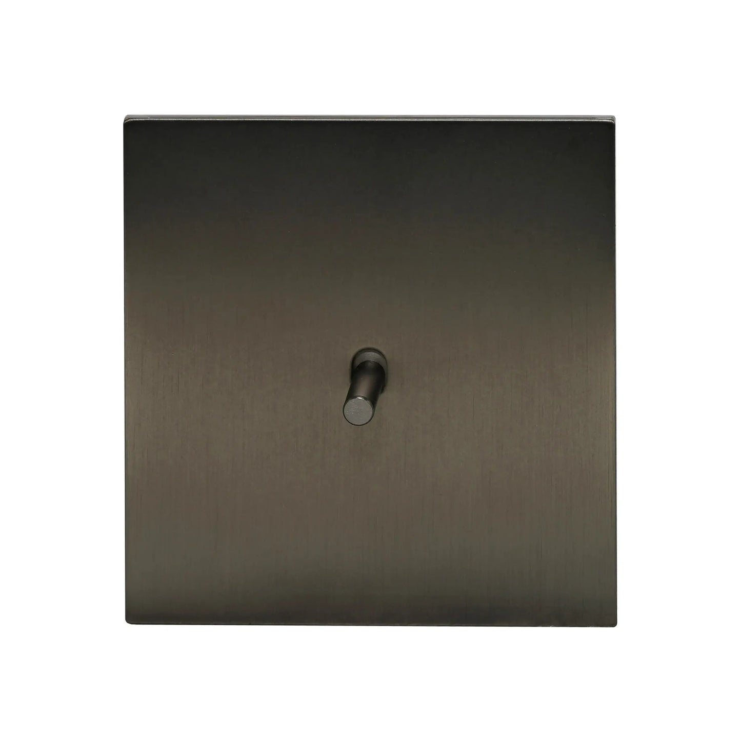 1 Gang 2 Way Switch – Plain Toggle – Stainless Steel / Copper