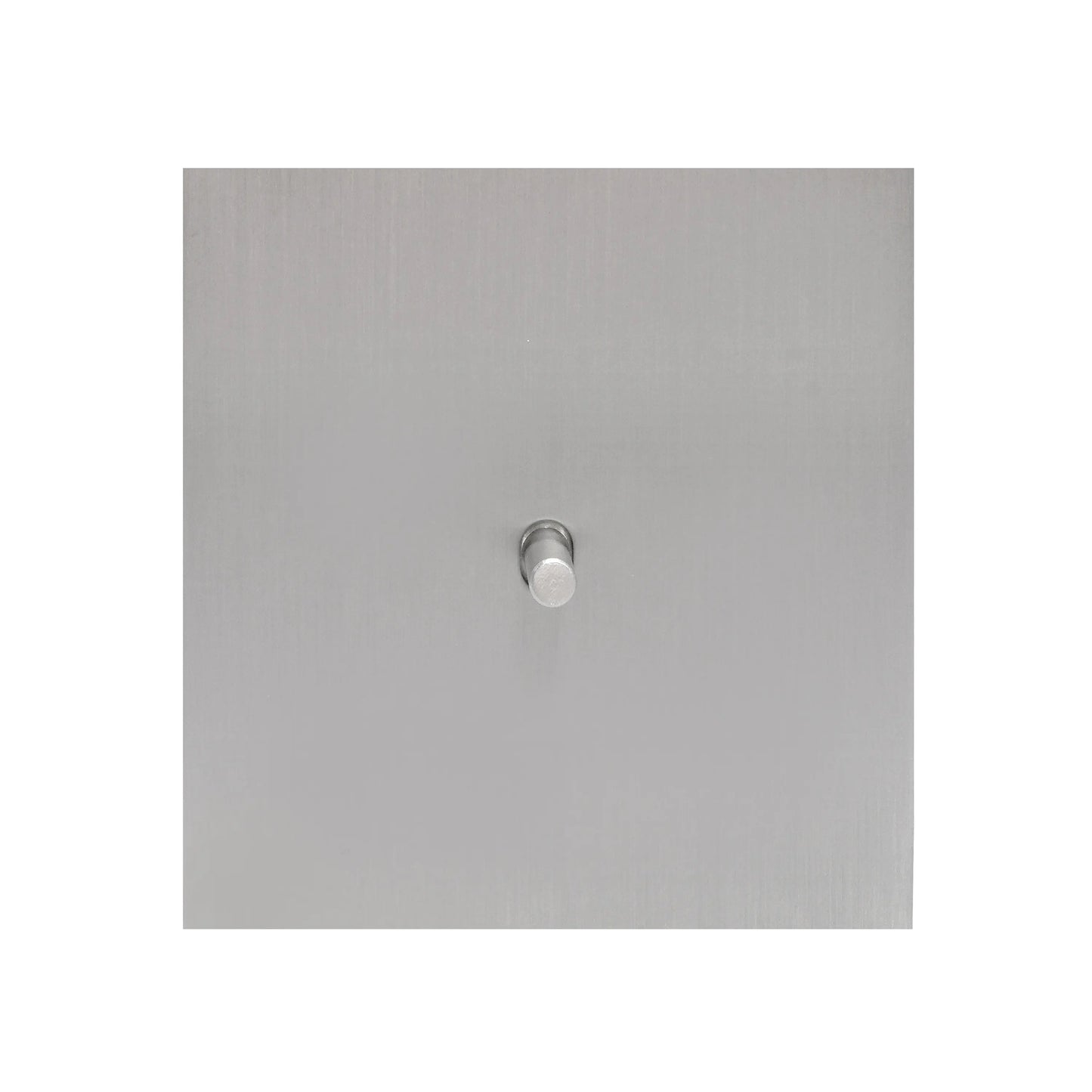 1 Gang 2 Way Switch – Plain Toggle – Stainless Steel / Copper