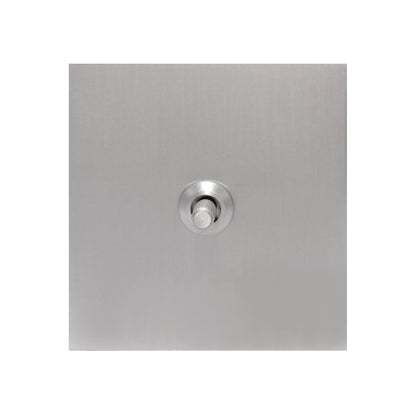 Door Bell Switch – Knurled Toggle – Stainless Steel / Copper