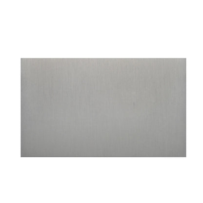 Blank Plate 3×6 – Stainless Steel