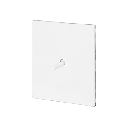 1 Gang 2 Way Switch – Plain Toggle – Stainless Steel / Copper
