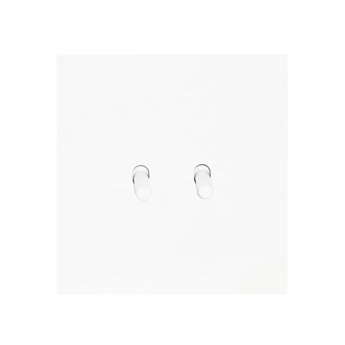 2 Gang Intermediate Switch – Plain Toggle – Stainless Steel / Copper
