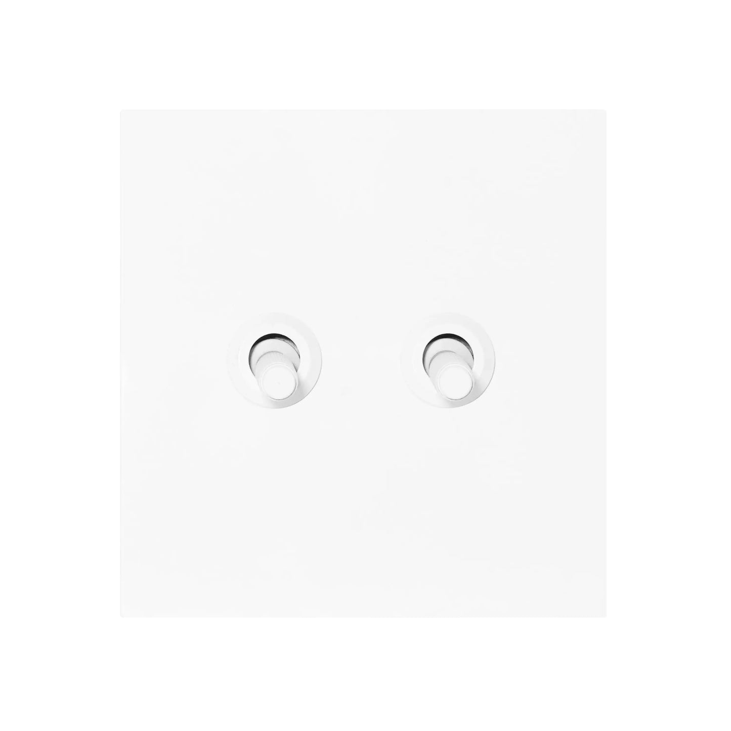 2 Gang Intermediate Switch – Knurled Toggle – Stainless Steel / Copper
