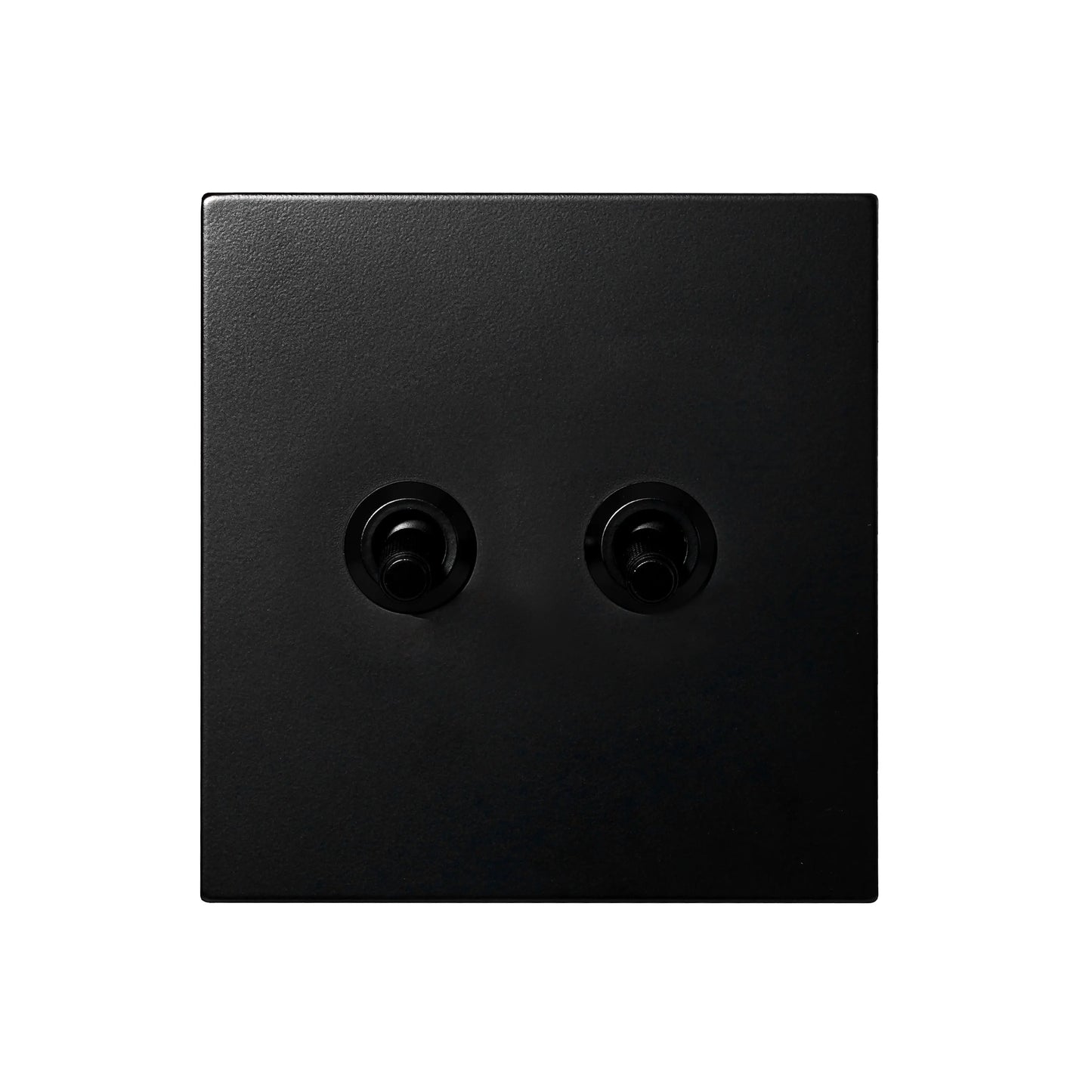 2 Gang Intermediate Switch – Knurled Toggle – Stainless Steel / Copper