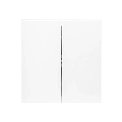 2 Gang 1 Way Switch – Ultra Thin Acrylic Glass