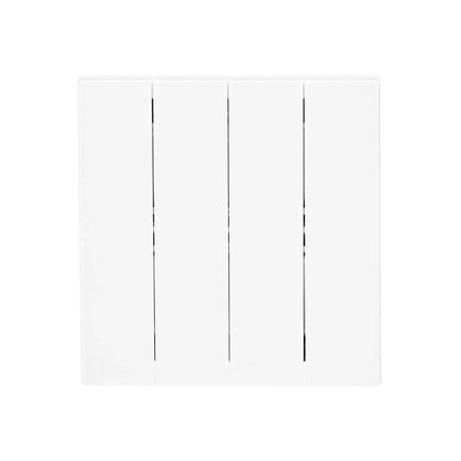 4 Gang 1 Way Switch – Ultra Thin Acrylic Glass