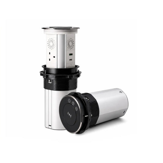 Automatic Pop Up (3x MF Socket + USB + Type-C + Bluetooth + Speaker + Wireless Charging)