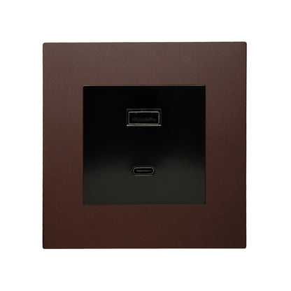 Wall Socket with USB-A & Type-C Charger