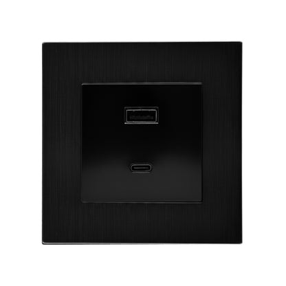 Wall Socket with USB-A & Type-C Charger