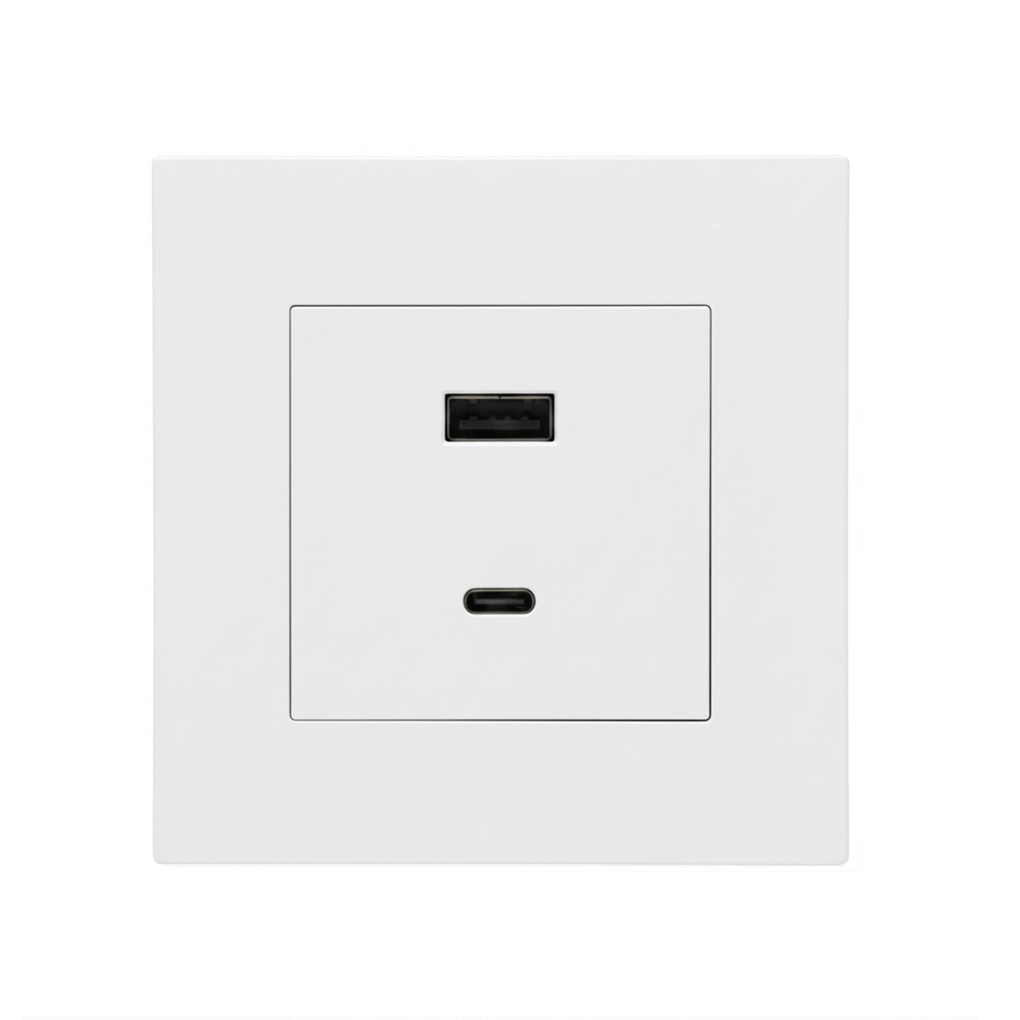 Wall Socket with USB-A & Type-C Charger