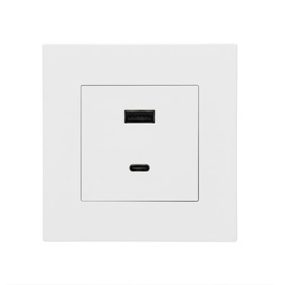 Wall Socket with USB-A & Type-C Charger