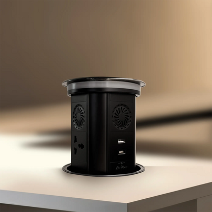 Automatic Pop Up (3x MF Socket + USB + Type-C + Bluetooth + Speaker + Wireless Charging)
