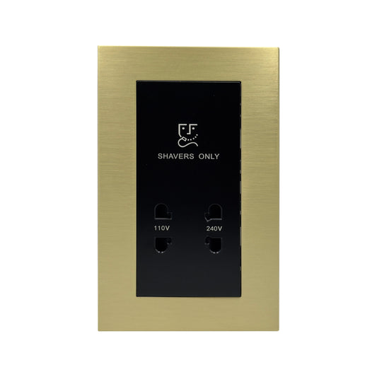 Shaver Socket 3x6 - Stainless Steel