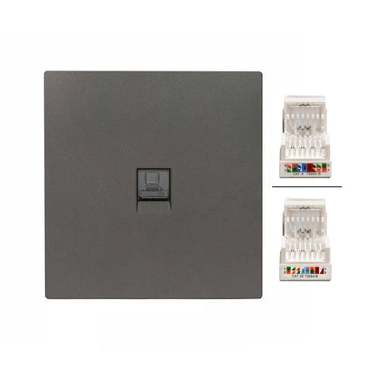 Computer Socket – (RJ45/CAT6) – Ultra Thin Plastic