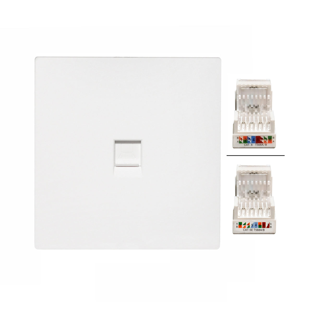 Socket Cat6 Computer Socket – (RJ45/CAT6) – Ultra Thin Plastic – DonMarco ...