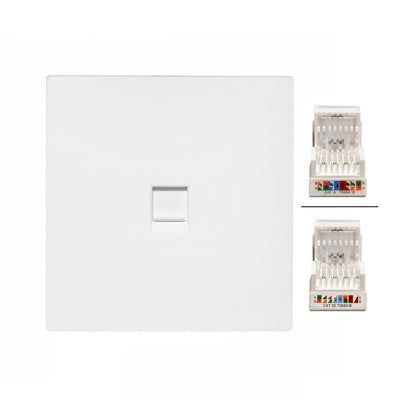 Computer Socket – (RJ45/CAT6) – Ultra Thin Plastic