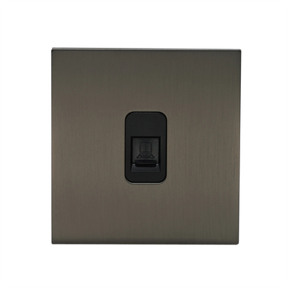 Computer Socket – (RJ45/CAT6) – Stainless Steel
