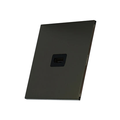 Single HDMI – Stainless Steel