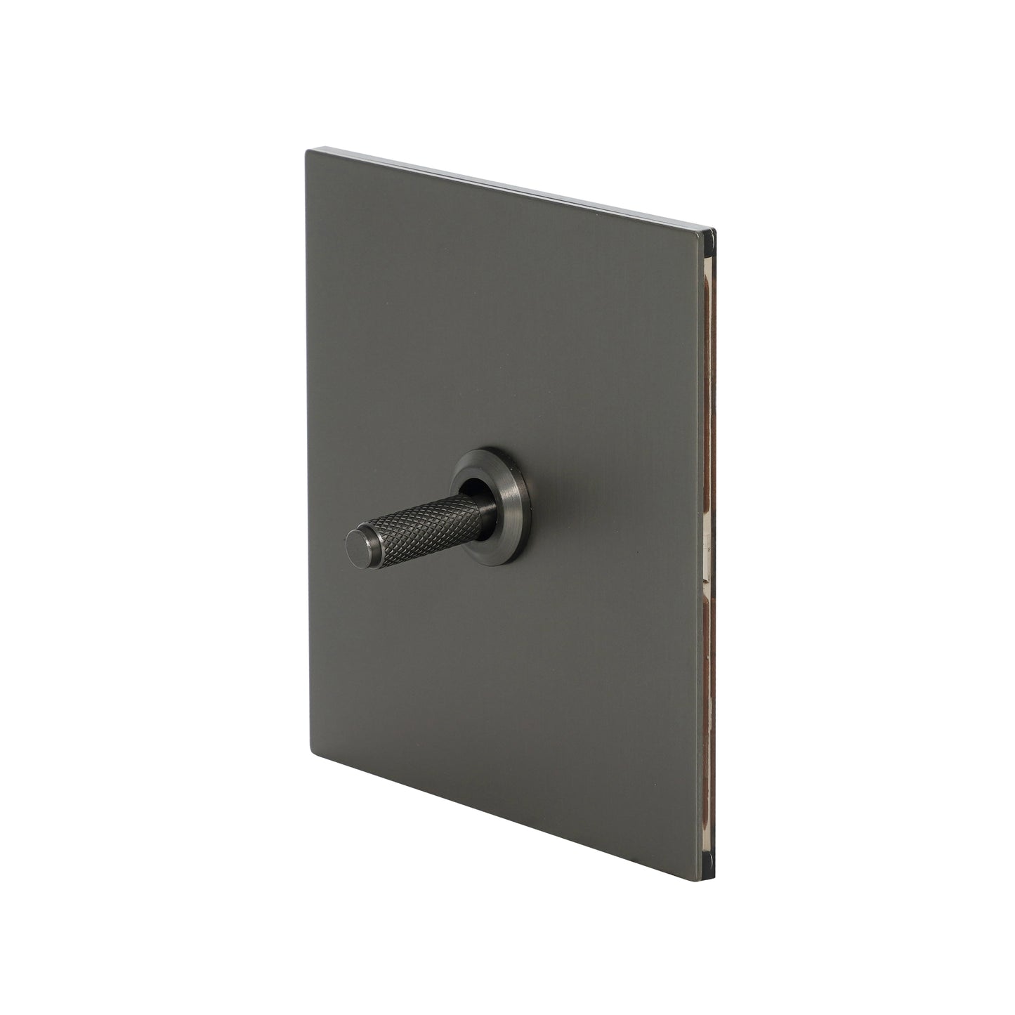 1 Gang Intermediate Switch – Knurled Toggle – Stainless Steel / Copper