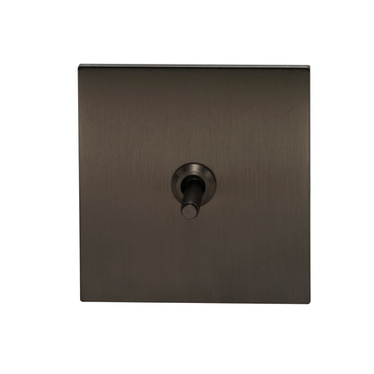 Door Bell Switch – Knurled Toggle – Stainless Steel / Copper