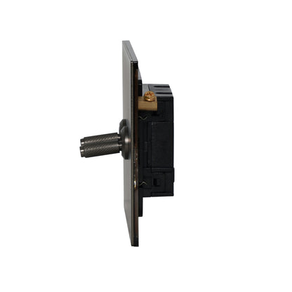 2 Gang 2 Way Switch – Knurled Toggle – Stainless Steel / Copper