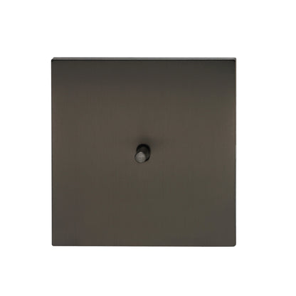 1 Gang Intermediate Switch – Plain Toggle – Stainless Steel / Copper