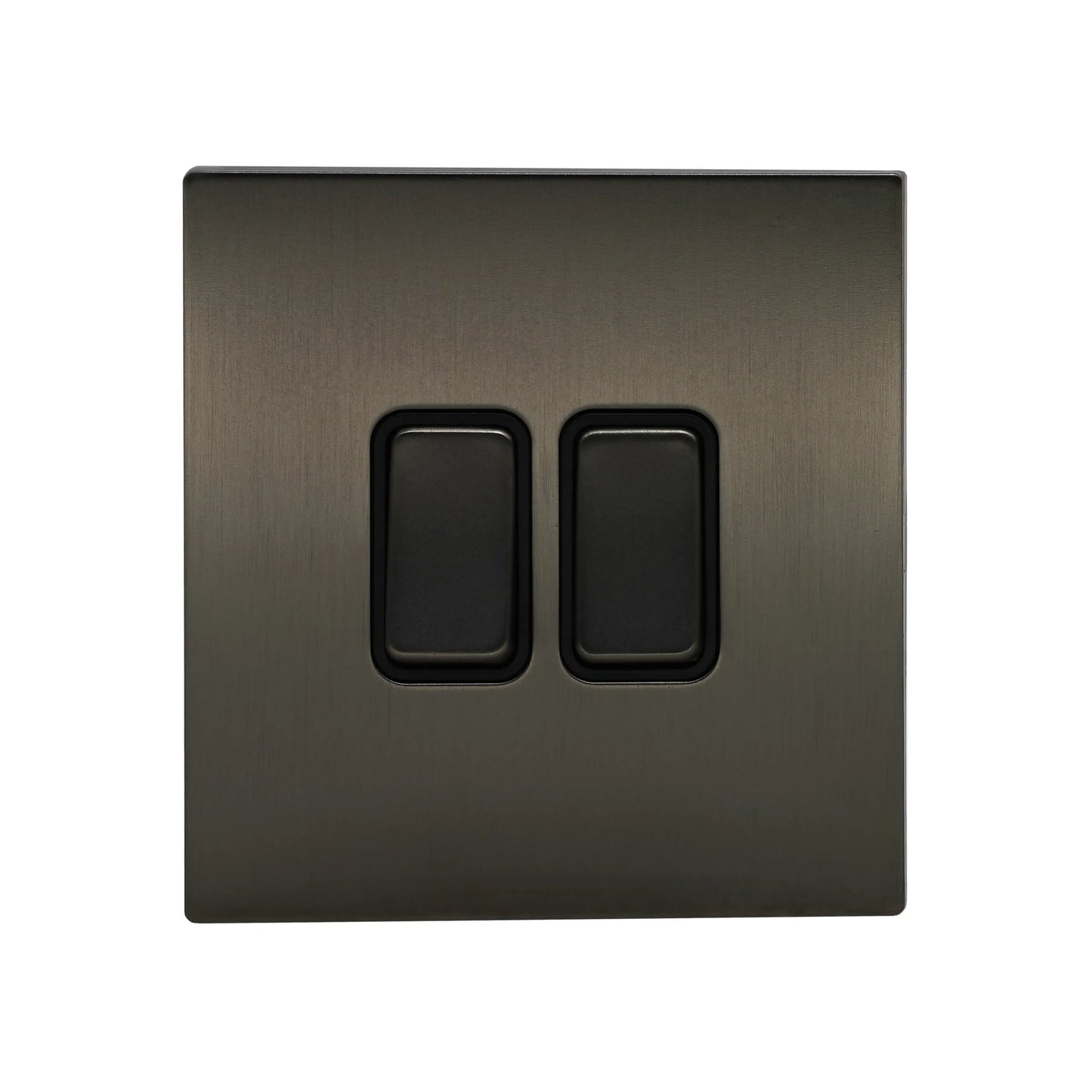 2 Gang Intermediate Switch - Rocker Button Stainless Steel