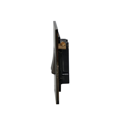 2 Gang 2 Way Switch – Rocker Button – Stainless Steel