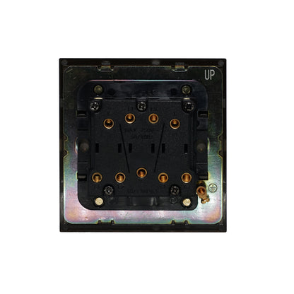 3 Gang 2 Way Switch – Rocker Button – Stainless Steel