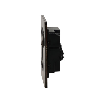 Single 5-Pin Socket 13A – On/Off – Stainless Steel