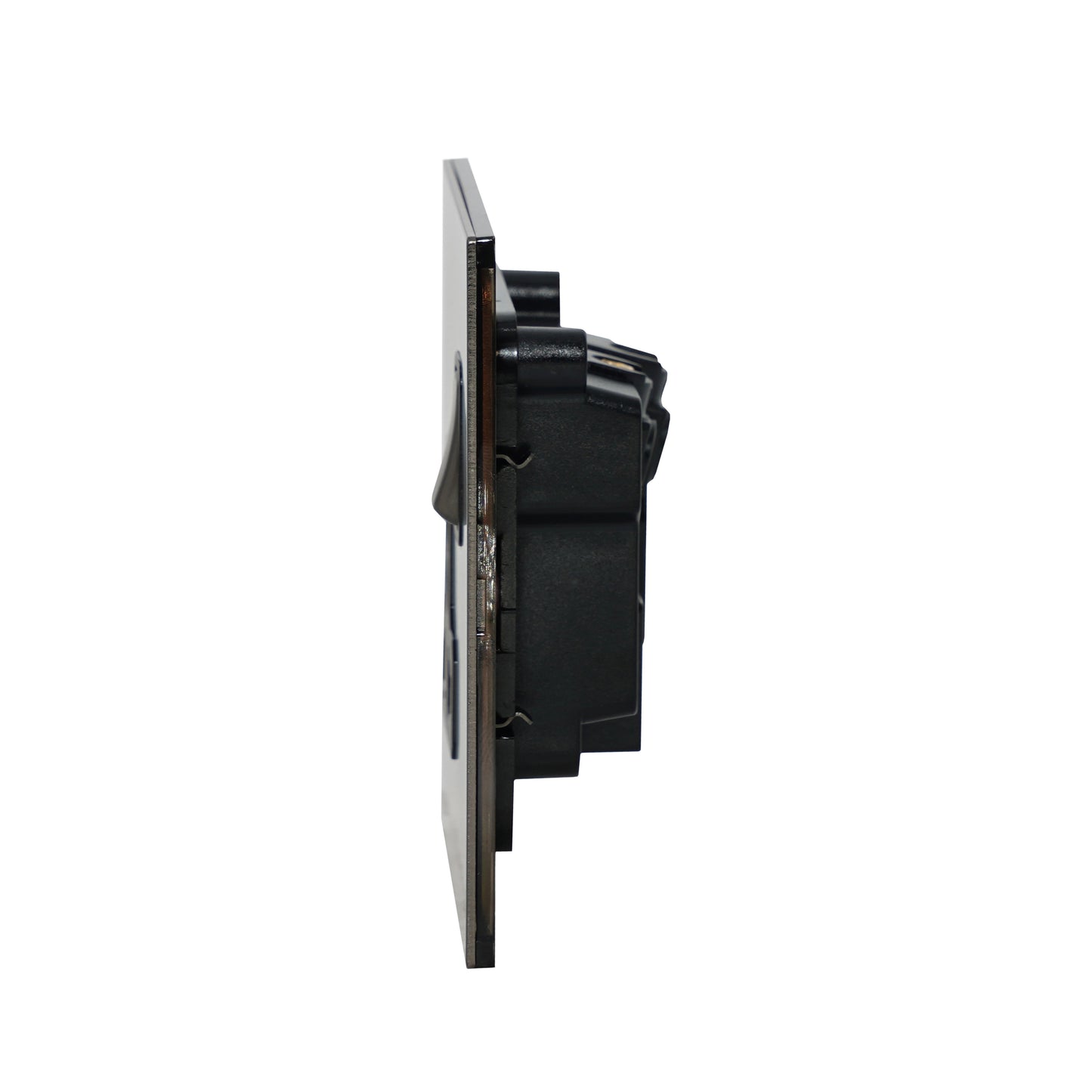 Single MF Socket 13A – On/Off – Stainless Steel