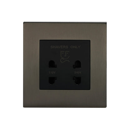 Shaver Socket – Stainless Steel